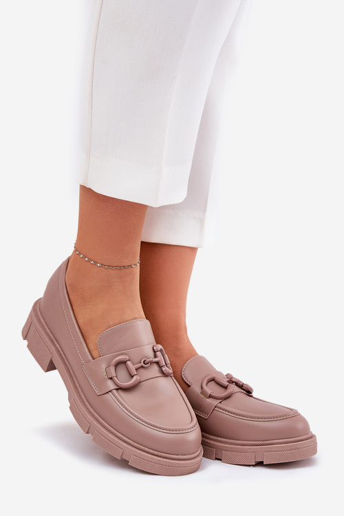 Жіночі Мокасини Еко Шкіра З Декоративним Деталем Хакі Сефтас