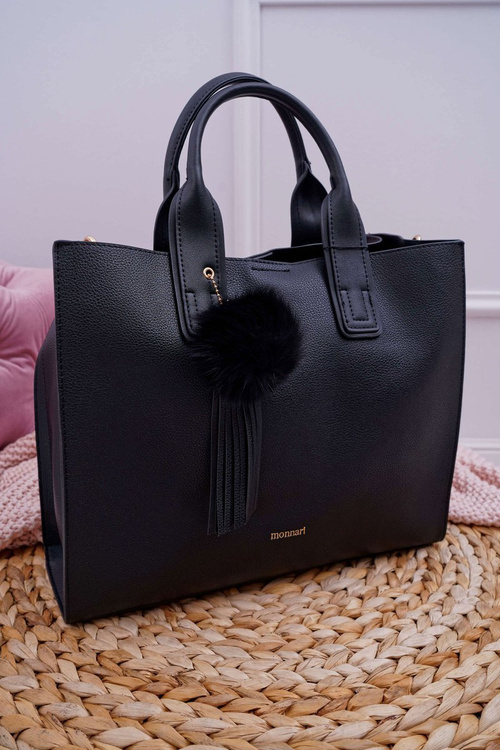 Жіноча ділова сумочка Monnari Black BAGA360-020
