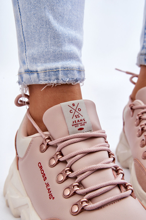 Жіночі кросівки на платформі Cross Jeans KK2R4072C Nude