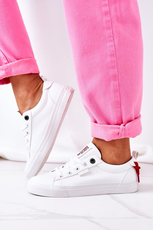 Жіночі шкіряні кросівки BIG STAR GG274160 Білі