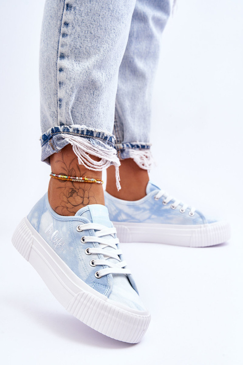 Кросівки Lee Cooper на платформі LCW-23-31-1782L Сині