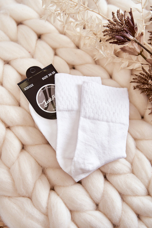 Шкарпетки жіночі класичні бавовняні білі