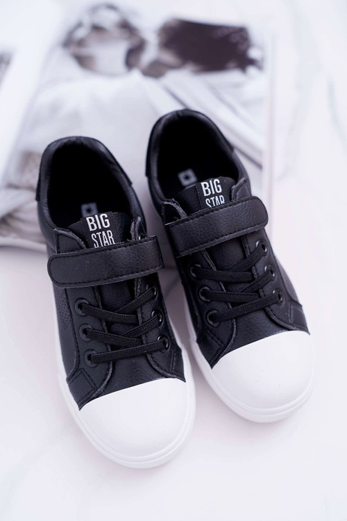 Дитячі кросівки на липучці Big Star DD374108 Чорні