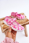 Дитячі балерини в квіточках рожевий Ной