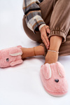 Жіночі хутряні тапочки світло-рожеві Remmi