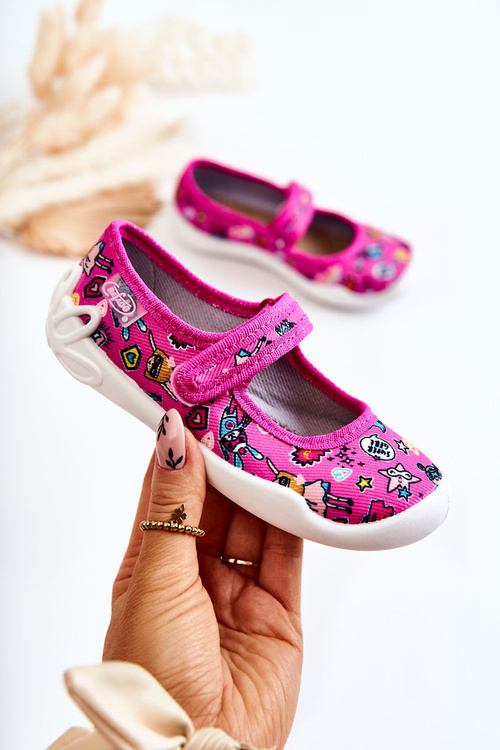 Тапочки дитячі балерини Befado Supergirl 114X483 Pink