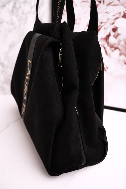 Сумка через плече LAURA BIAGGI Suede Black