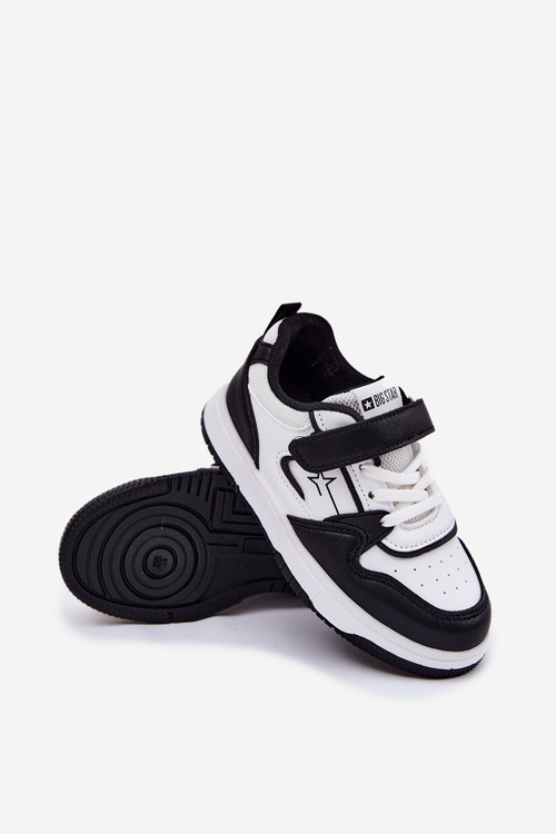 Легкі Дитячі Кросівки Big Star RR374052 Чорно-Білі