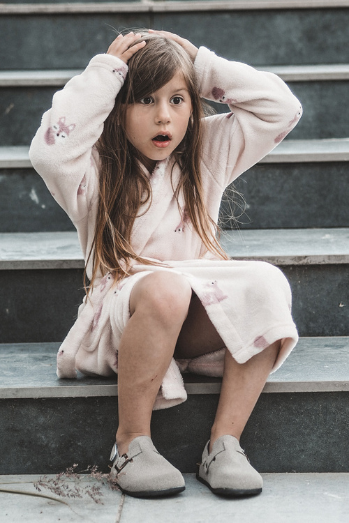 Дитячі Клоги На Пробковій Платформі Сірі Vulagia