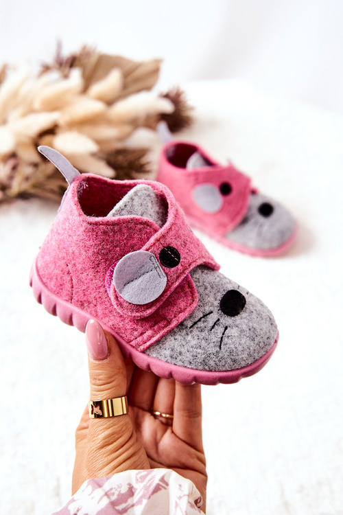 Тапочки Befado 526P104 Рожево-сірі