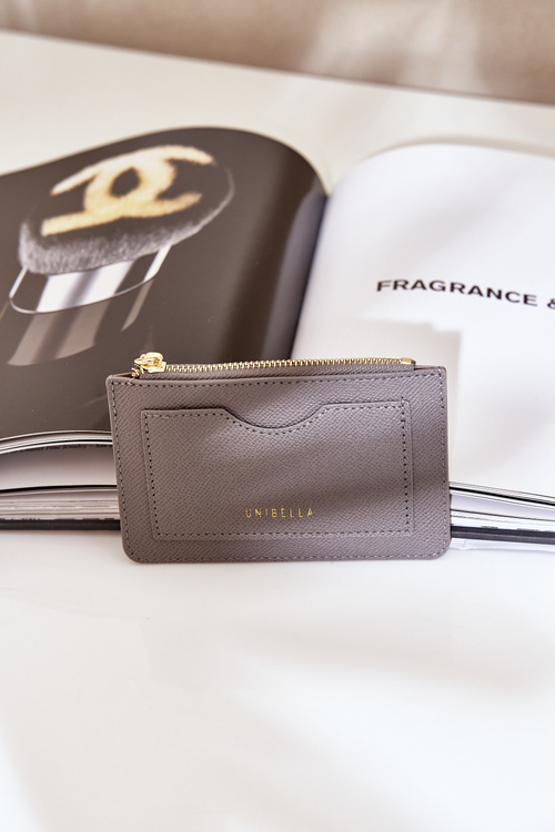 Чохол Для Карт Жіночий Гаманець З Брелоком Сірий Therinore