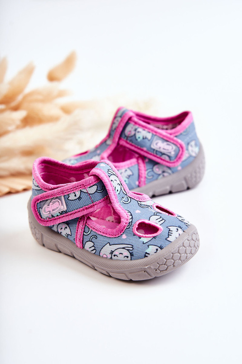 Взуття Тапочки Befado Cats 533P014 Blue-Pink