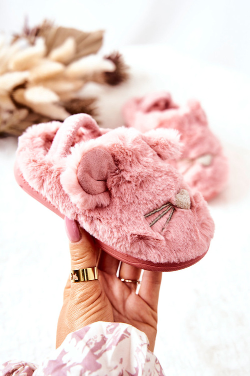 Дитячі тапочки Котики з вушками Pink Tammy