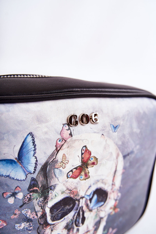 Шкіряна сумка GOE ZNJ011 чорна