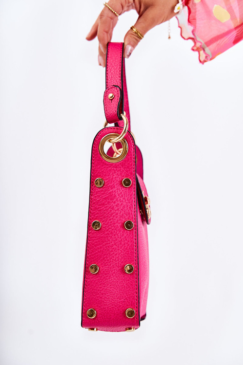 Маленька жіноча сумочка з орнаментом фуксія Ellies