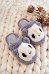 Дитячі хутряні сліпони Grey Alize