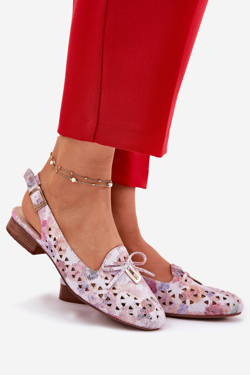 Ажурні Балетки З Відкритою П'ятою Багатоколірні Navinnia