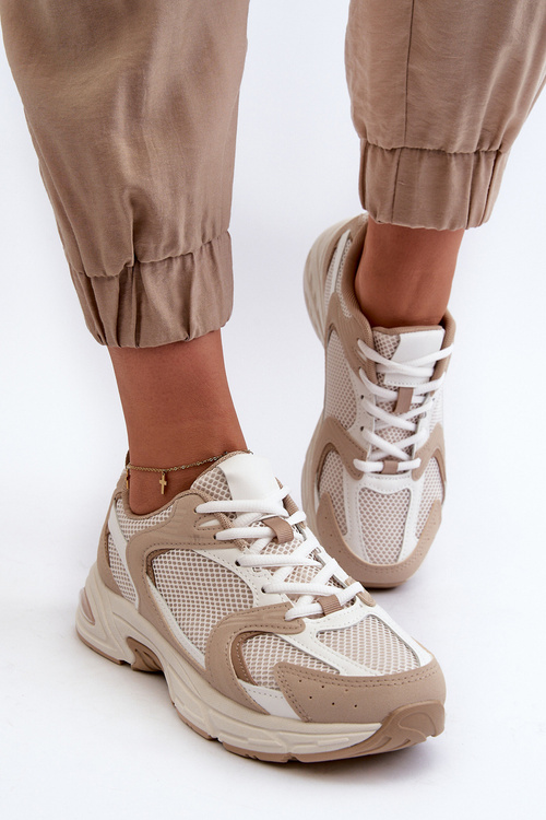 Жіночі бежеві спортивні кросівки Kildia