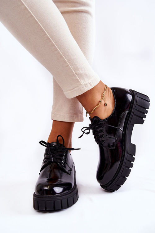 Модні лаковані туфлі La.Fi 210013B-NL Чорні