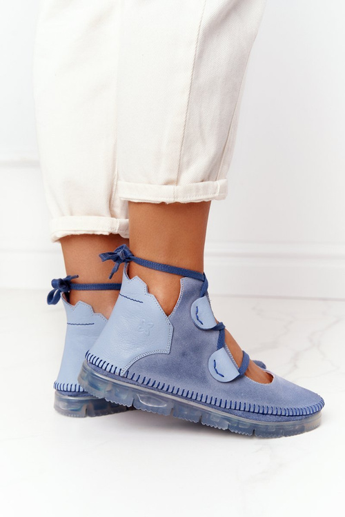 Жіноче шкіряне взуття Maciejka Blue 04457-06