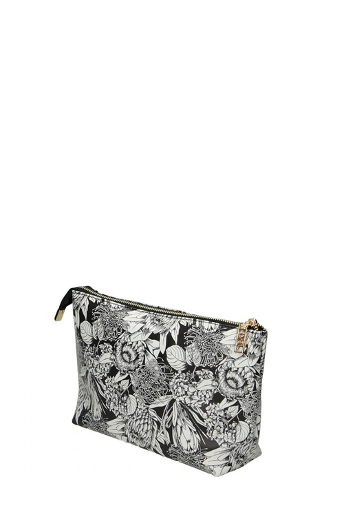 Жіноча маленька косметичка NOBO L0100-CM00 Чорно-біла