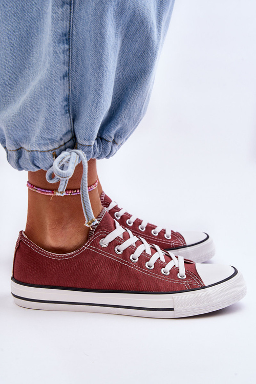 Класичні низькі жіночі кросівки коричневого кольору Vegas