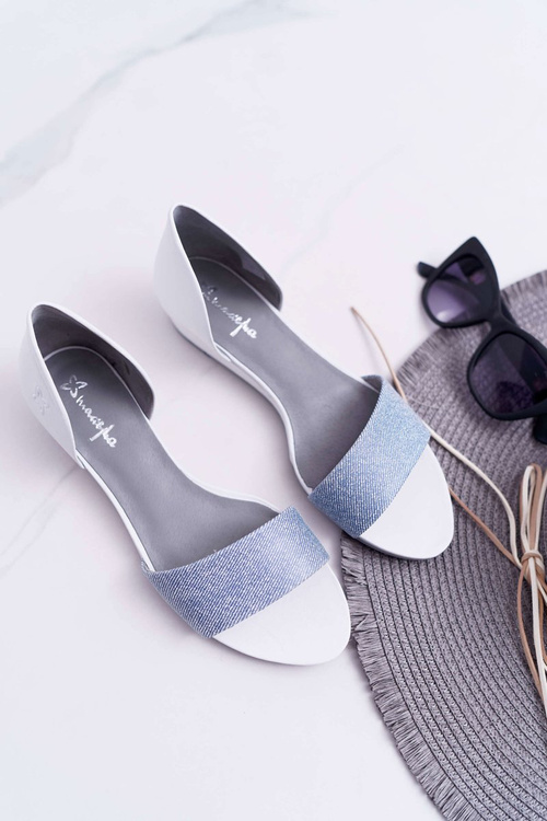 Жіночі шкіряні босоніжки Maciejka білі 1971 Nomara