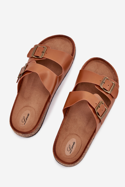 Жіночі сандалі на корковій платформі з пряжками Camel Vesina