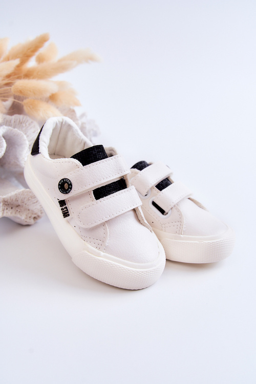 Дитячі кросівки на липучці Big Star JJ374108 біло-чорні