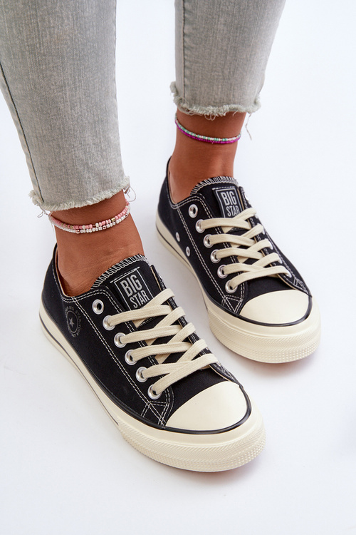 Низькі жіночі кросівки Big Star NN274269 Чорні