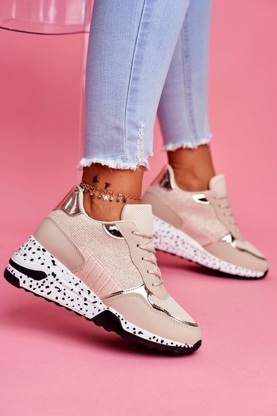 Спортивне жіноче взуття Hidden Anchor Beige Mollen