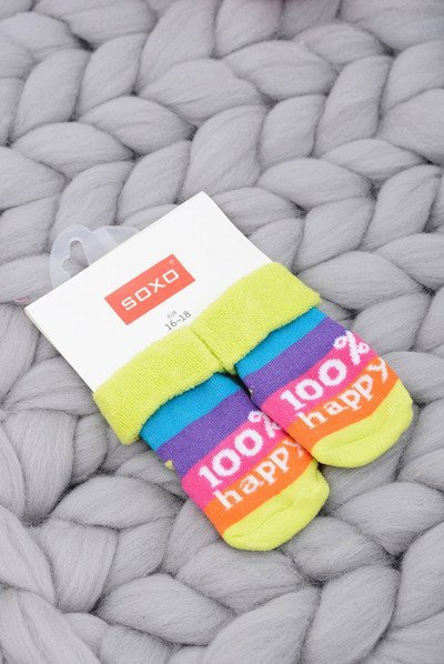 Дитячі шкарпетки Soxo Multicolor 100% Happy