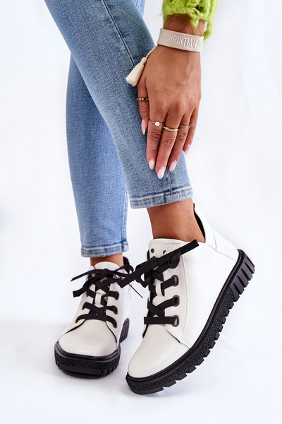 Шкіряне взуття Sergio Leone PB210 Білий