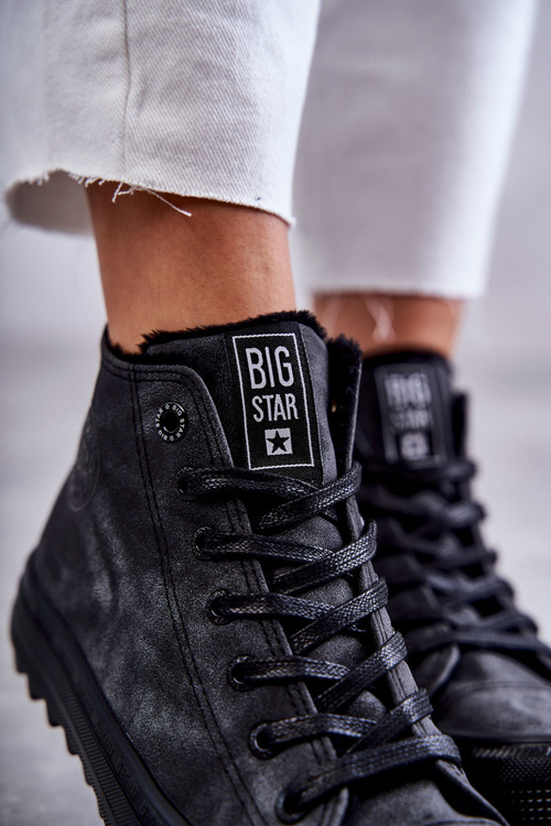 Жіночі кросівки Big Star High Warm Black GG274069