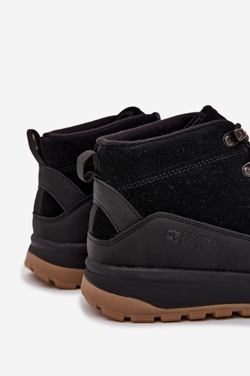 Замшеві Чоловічі Туристичні Черевики Big Star SS174265 Чорні