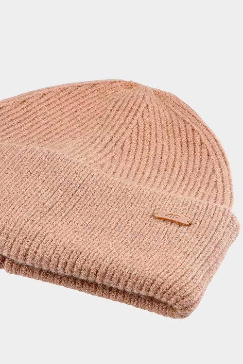 Зимова шапка жіноча 4F 4FWAW24ACAPF447-82S коричнева