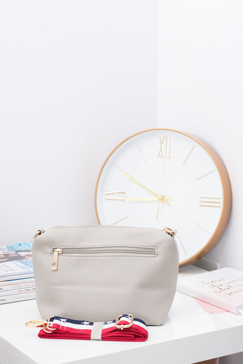 Сіра жіноча сумочка через плече формату А4