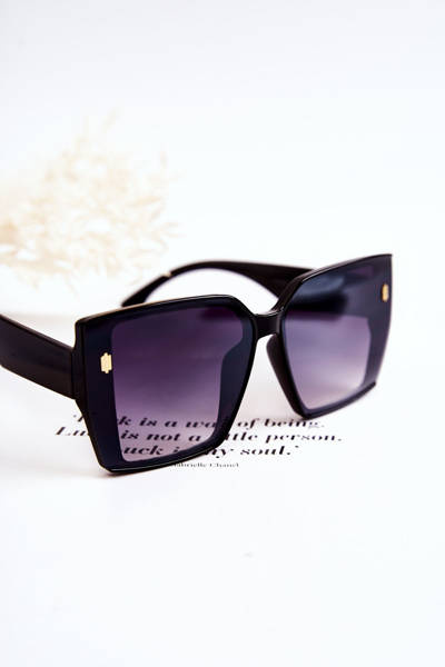 Квадратні сонцезахисні окуляри V110021 Чорні