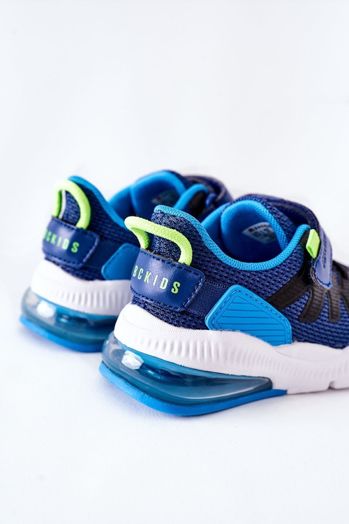 Дитяче спортивне взуття на липучці ABCKIDS Blue-Black