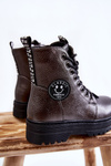 Дитячі теплі черевики Trappers Dark Grey Conley