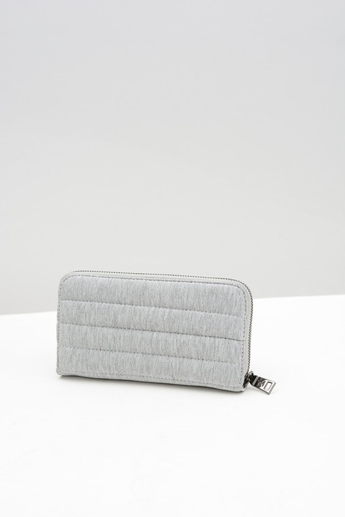 Великий жіночий гаманець сірий DIANA&CO