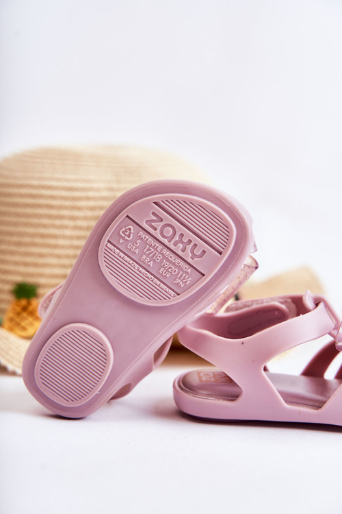 Дитячі босоніжки на липучці Аромат ZAXY JJ385034 Світло-фіолетовий