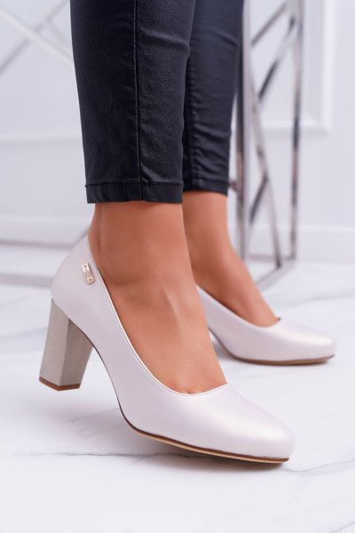 Жіночі човники Sergio Leone PB130 Beige Pearl Amber