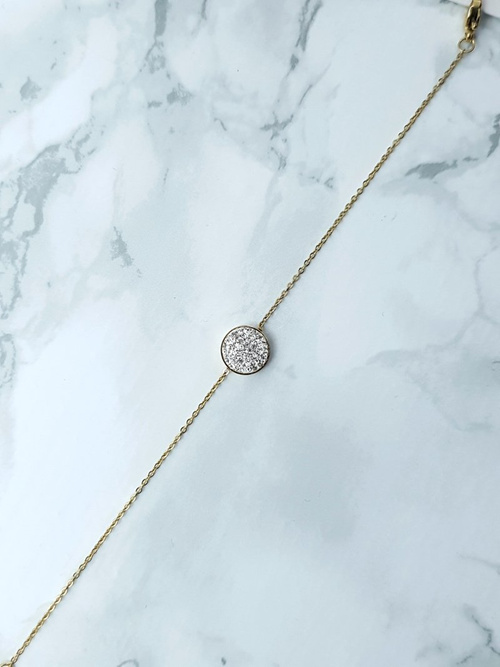 Жіночий браслет-ланцюжок Коло Gold Selene