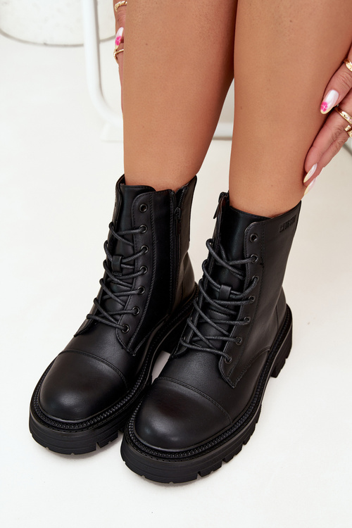 Утеплені жіночі робочі черевики Big Star OO274140 чорні