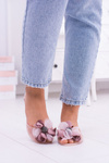 Лу Бу | Гумові шльопанці Ballerina Meliski Flower Pink Candela