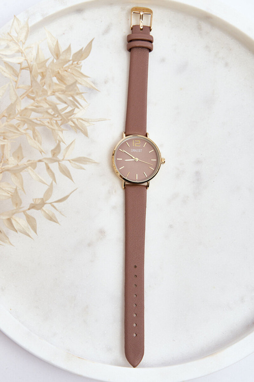 Дивитися на шкіряному ремінці без нікелю ERNEST Brown