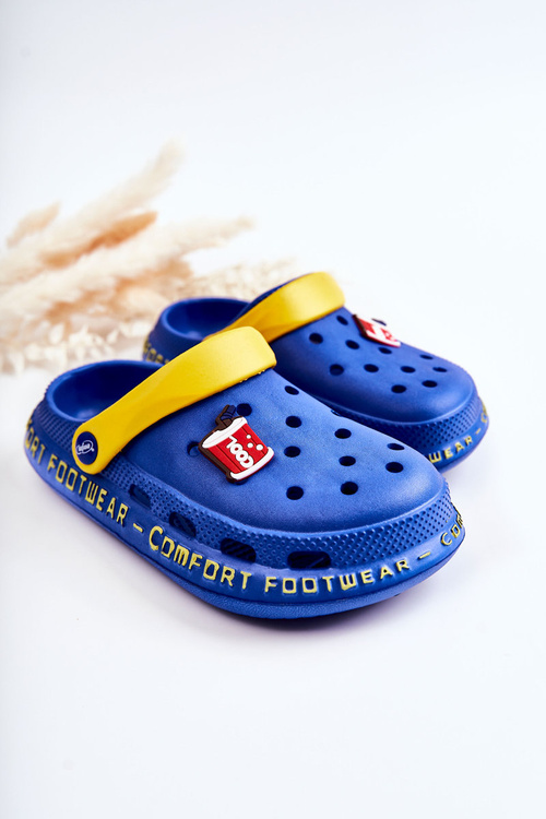 Дитячі тапочки Kroks Cola Befado 159Y101 Темно-синій