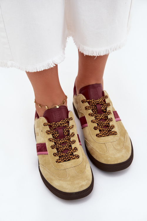 Жіночі Низькі Кросівки З Замші Big Star SS274680 HI-POLY SYSTEM Лайм