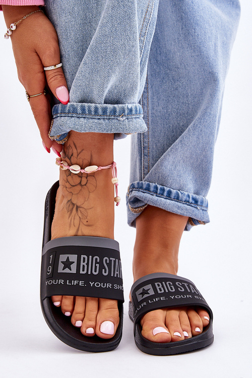 Жіночі тапочки Big Star Light LL274732 Чорні